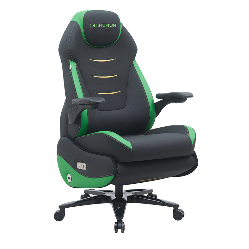 XL-6683 Sedia da gaming con poggiapiedi e schienale elettrico regolabile