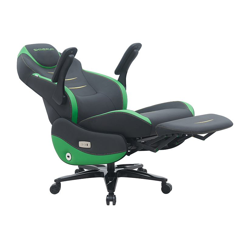 XL-6683 Sedia da gaming con poggiapiedi e schienale elettrico regolabile